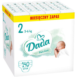 Pieluchy Pieluszki jednorazowe Dada Pure Care 2 Mini