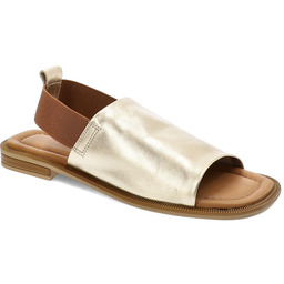 Artiker Złote Sandały Modne Obuwie Damskie