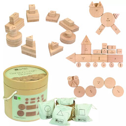 Logiczne klocki do zabawy sensorycznej