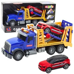 Ciężarówka laweta transporter światła dźwięki - Leantoys
