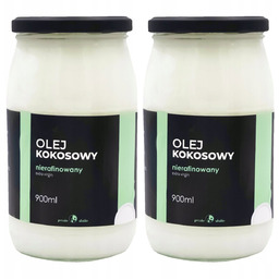 Olej Kokosowy Nierafinowany Virgin Pakiet 2X 900Ml