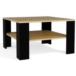 Edinos Premium Kwadratowy stolik kawowy dąb artisan +