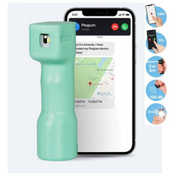 Gaz pieprzowy Plegium Smart Mint Green +GPS+SMS+TEL+ALARM+LED (SPS-P-S-POL-MG-E)