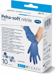 Peha-Soft Jednorazowe rękawiczki, nitryl, bezpudrowy, niesterylne, bez lateksu,