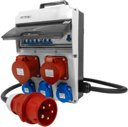 Rozdzielnica budowlana CAS 3x230V 32A16A Doktorvolt DV-8133-F