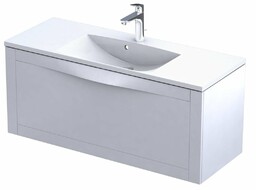 Oristo Skagen szafka z umywalką wisząca 119x50x45 biały