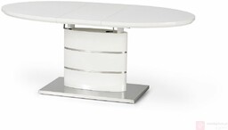 Stół ASPEN Halmar 90x140-180, Biały połysk