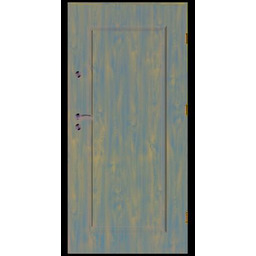 Drzwi zewnętrzne SQUARE pełne ciemny orzech 80P