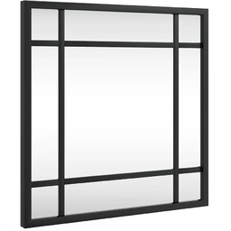 Edinos Minimalistyczne lustro z czarną metalową ramą B6-M68