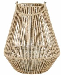 NATURAL LIVING Latarnia BESSO z liny papierowej