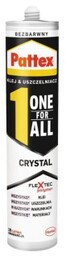 PATTEX KLEJ MONTAŻOWY USZCZELNIACZ ONE FOR ALL CRYSTAL
