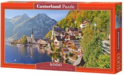 Castorland C-400041-2 Hallstatt, Austria, puzzle 4000 elementów, czerwone