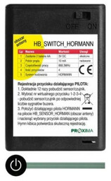 Pilot HB SWITCH_H do zabudowy w pojeździe, kompatybilny