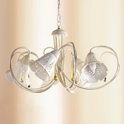 Ceramiche Gocce wygięta ceramiczna lampa wisząca