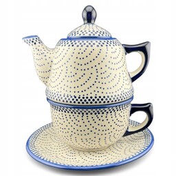 Zestaw czajnik i filiżanka Unikat dek. 61A Ceramika