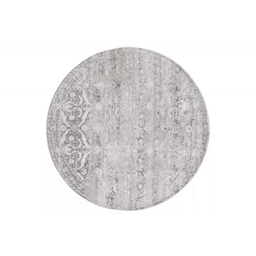 Dywan okrągły vintage Sky Q449A light gray