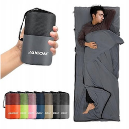 ŚPIWÓR ULTRALEKKWY WKŁADKA TURYSTYCZNA 220X90 CM PODRÓŻ PLECAK