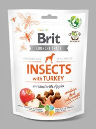 Brit Care Crunchy Cracker. Insects with Turkey and