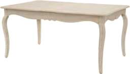 Prostokątny stół na giętych nogach Venezia Bianco