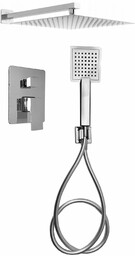 QATRO Bateria Natryskowa Prysznicowa Podtynkowa Deszczownica 25 cm
