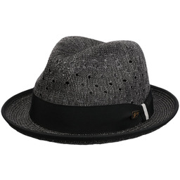 Kapelusz Słomkowy Bascom Player by Bailey 1922, szary,