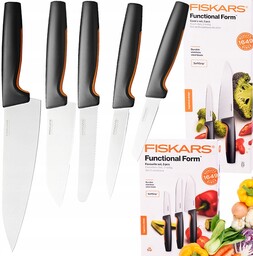 Fiskars Komplet Zestaw 5 Noży Kuchennych Warzyw Owoców