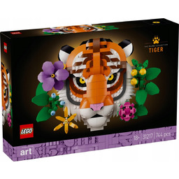 Lego Klocki Art 31217 Kolekcja zwierząt tygrys