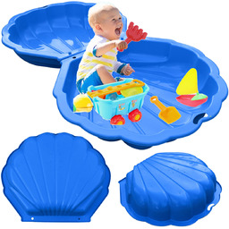 Piaskownica Duża Xl Basen 2W1 Muszelka Zamykana