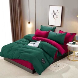 Pościel Dwustronna 200x220 4 el. Tomas 357 zielona