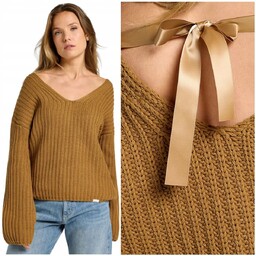 Lee KIMONO SLEEVE KNIT Glazed Ginger luźny damski