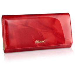 Portfel skórzany BETLEWSKI czerwony BPD-FTS-106