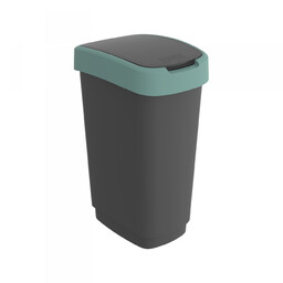 Rotho Kosz na śmieci TWIST 50L czarno/zielony