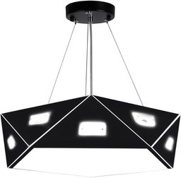 Candellux NEMEZIS 31-59130 lampa wisząca pięciokątna czarna