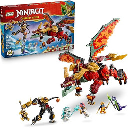 LEGO NINJAGO Transformujący smoczy mech Wyldfyre, zabawka konstrukcyjna,