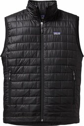 Patagonia Męska kamizelka nano puff, czarna, S EU
