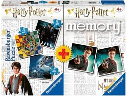 Ravensburger PUZZLE 2D 3W1 + MEMORY HARRY POTTER