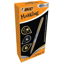 Marker Marking Metallic Ink złoty i srebrny