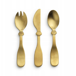 Sztućce Dla Dzieci Kolor Złoty Elodie Details