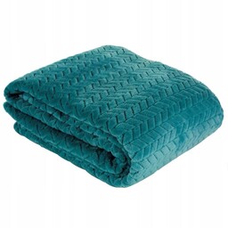 Koc narzuta Cindy 200x220 ciemny turkus