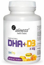 Aliness - Omega DHA 300 mg z alg