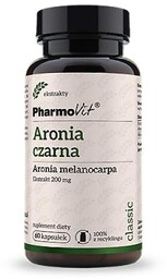 PHARMOVIT Aronia czarna ekstrakt 20:1, 60 kaps.