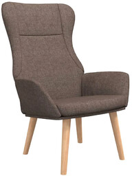 Elior Skandynawski fotel tapicerowany w kolorze taupe -