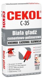 CEKOL C-35 Biała gładź cementowo-polimerowa 5 kg