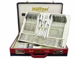 Komplet Sztućce Hoffner Elegance 72 el. Połysk Zestaw