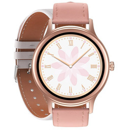 SMARTWATCH DAMSKI PACIFIC 18-6 - DWA PASKI: Różowy