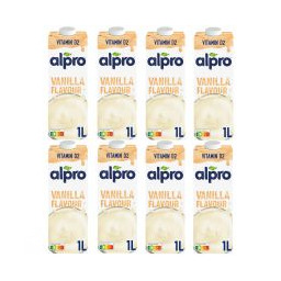 ZESTAW - ALPRO SOJOWE - Wanilia 8x1l