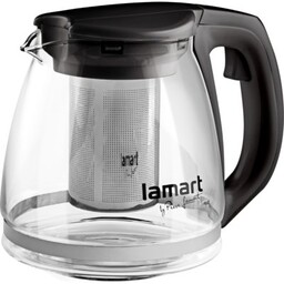 Dzbanek z zaparzaczem Lamart Verre 1,1l - Czarny