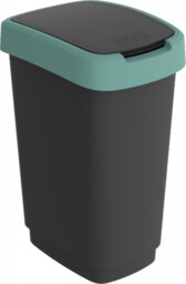 Rotho Kosz na śmieci TWIST 25L czarno/zielony