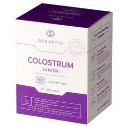 Suplement diety, GENACTIV Clostrum Junior z czarnym bzem,