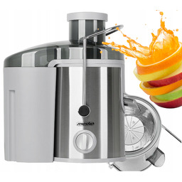 Sokowirówka Moc 600W Łatwe Czyszczenie Srebrna Ze Stali